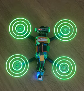Fpv Drone Bag - Gemfan-Moonlight LED adereços, Hélice Suit, 3