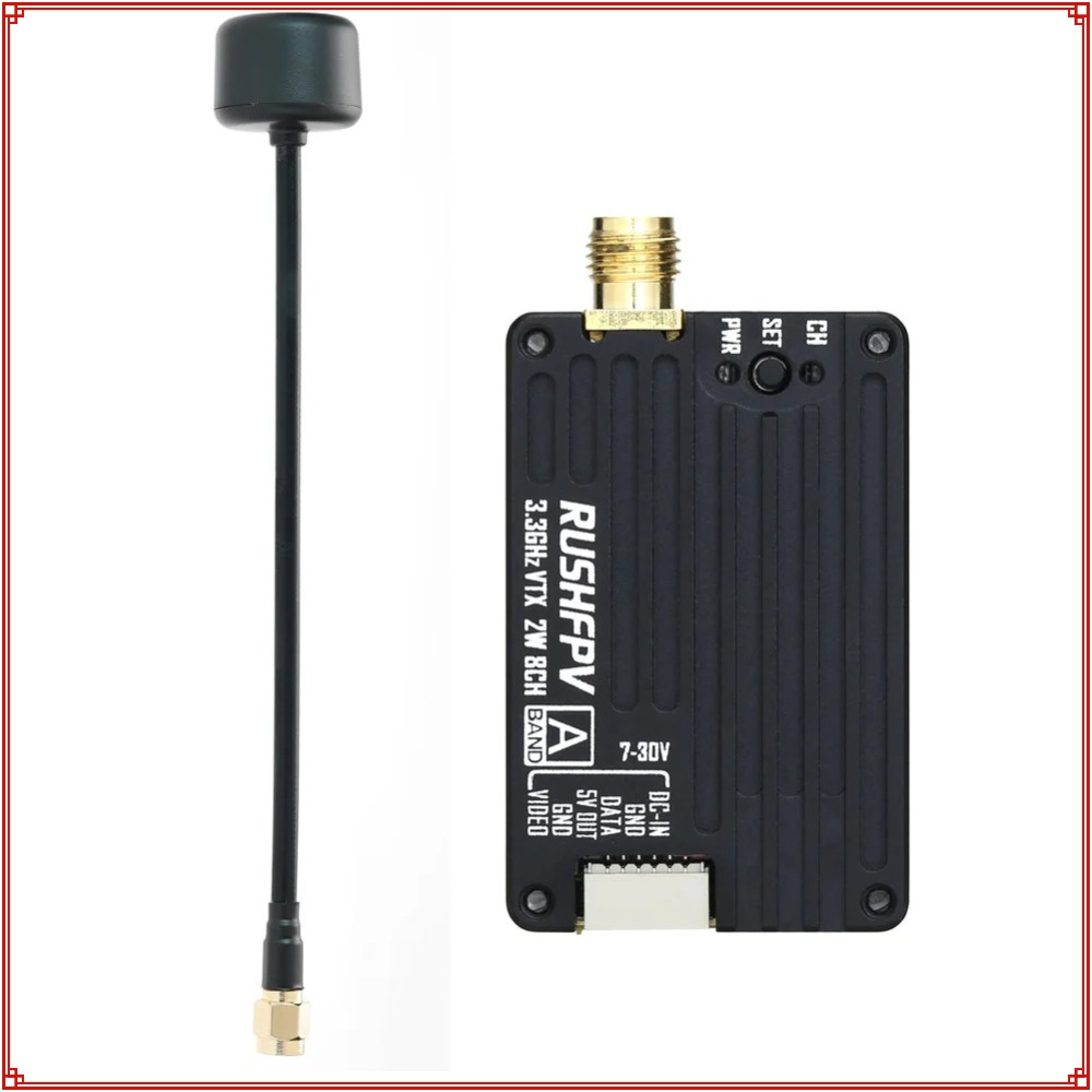 Novo Transmissor RUSHFPV 3.3G  - Fpv Drone Transmitter avaliação e preço