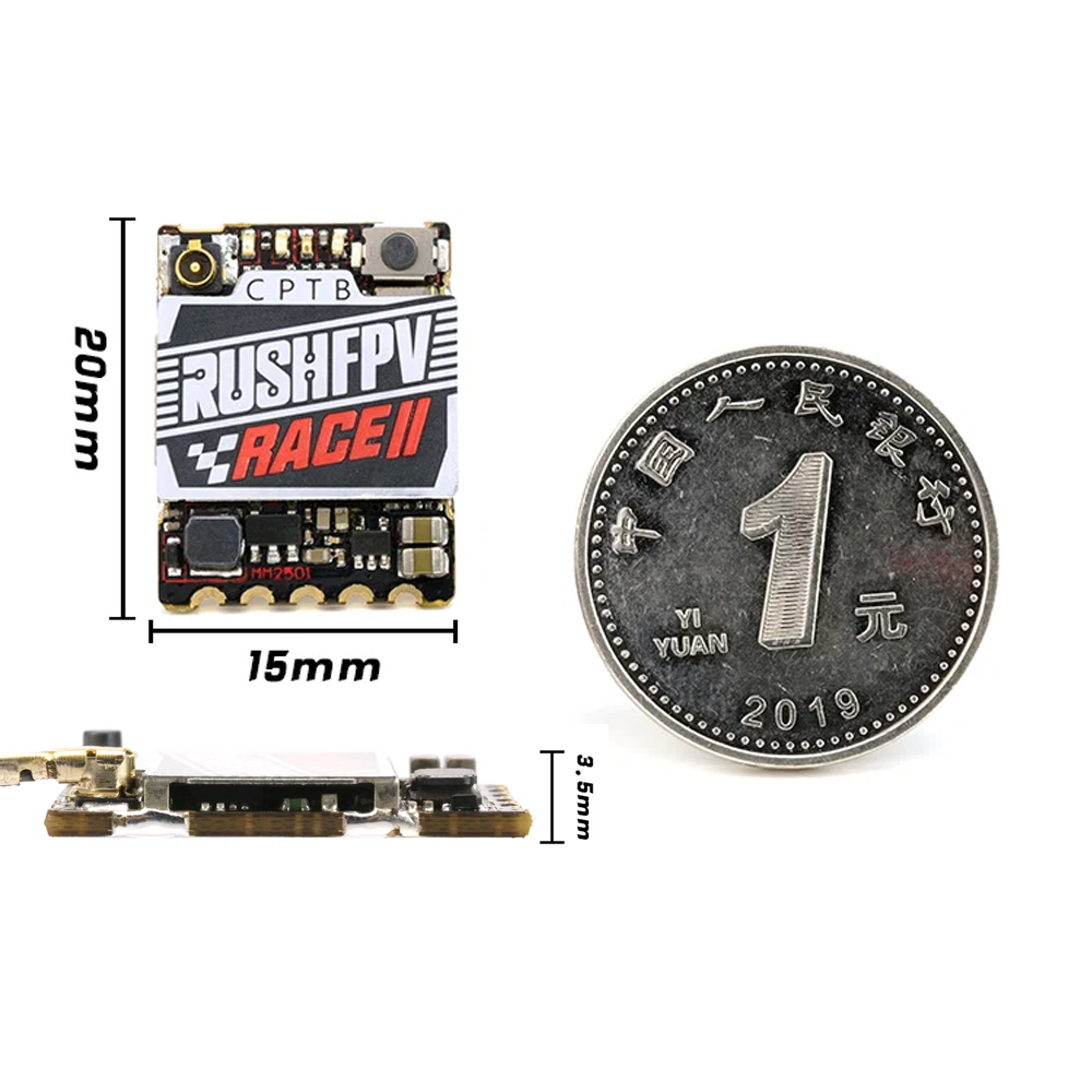 Transmissor de Vídeo VTX Rushf - Fpv Drone Transmitter avaliação e preço